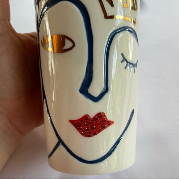 RARE Starbucks Mermaid Swarovski Ceramic Travel Mug - Picture 7 of 14